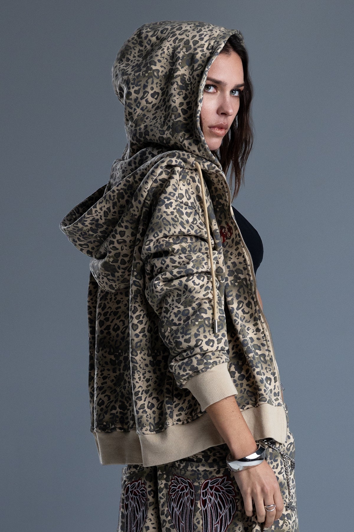 Natasha Double Hoodie Jacket