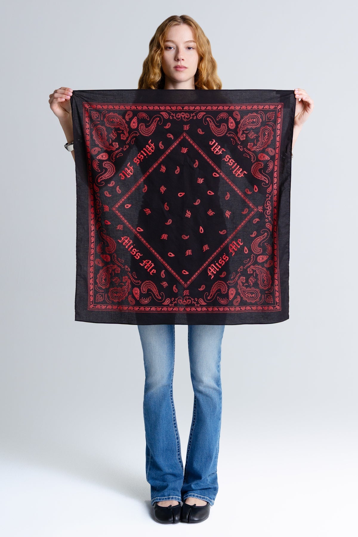 Gothic Script Bandana Scarf