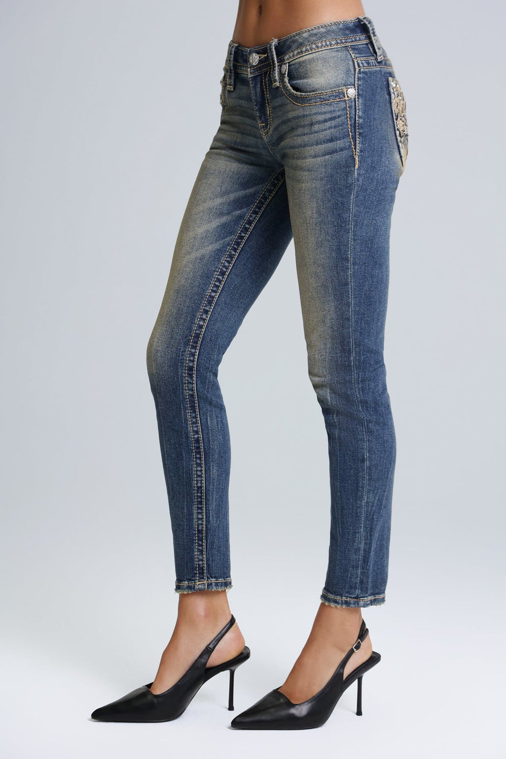 Dune Low Rise Skinny Jeans