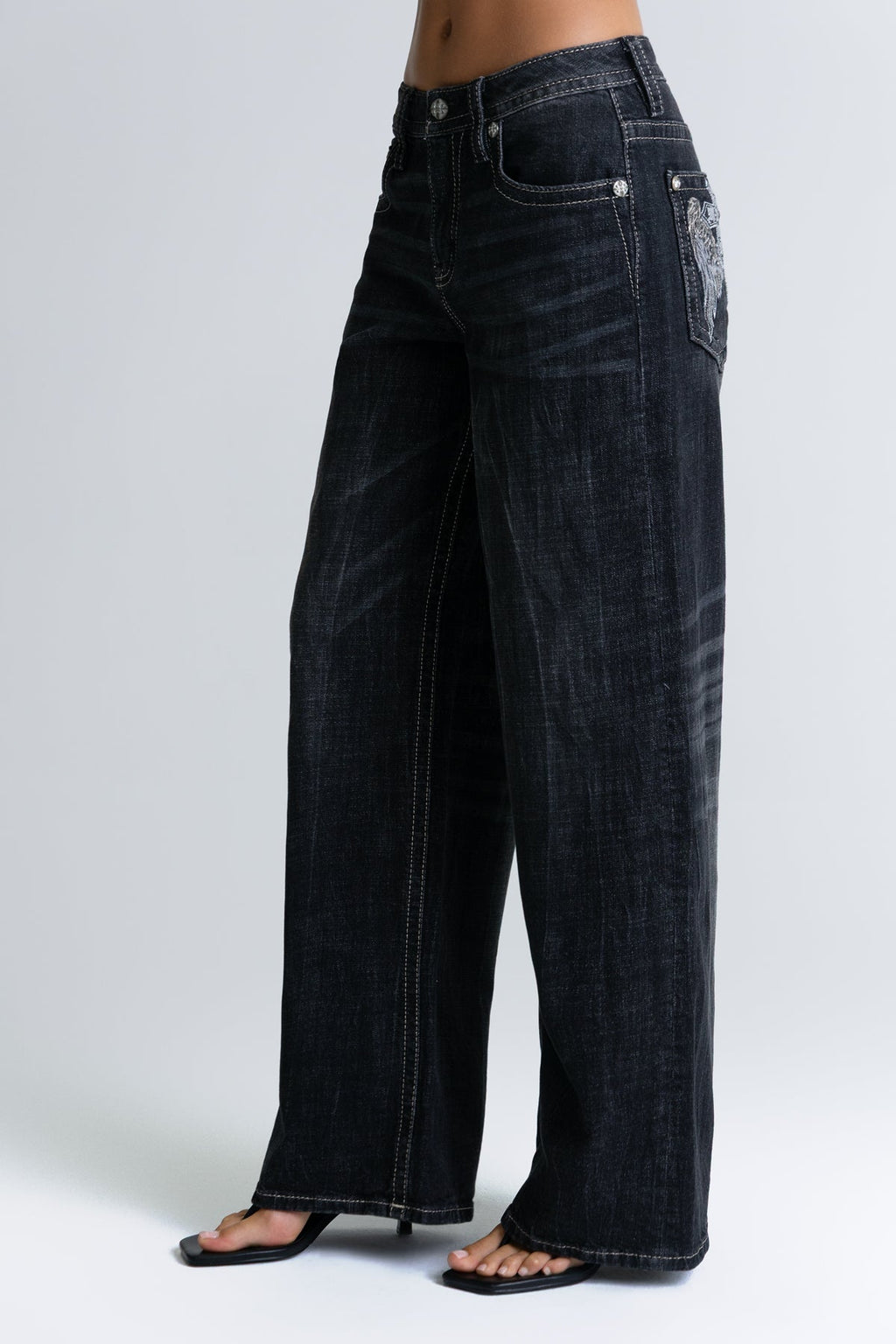 Covet Baggy Wide Jeans
