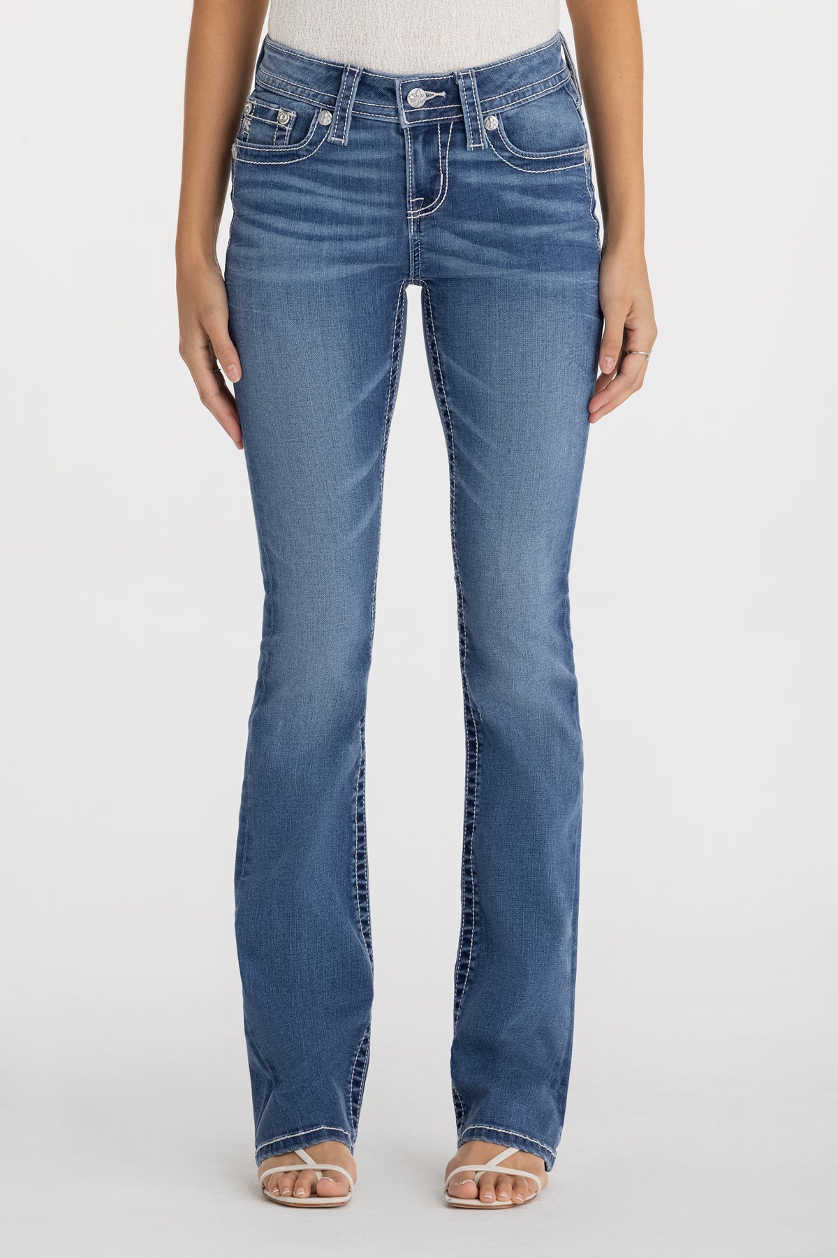 Adalie Fleur Bootcut Jeans
