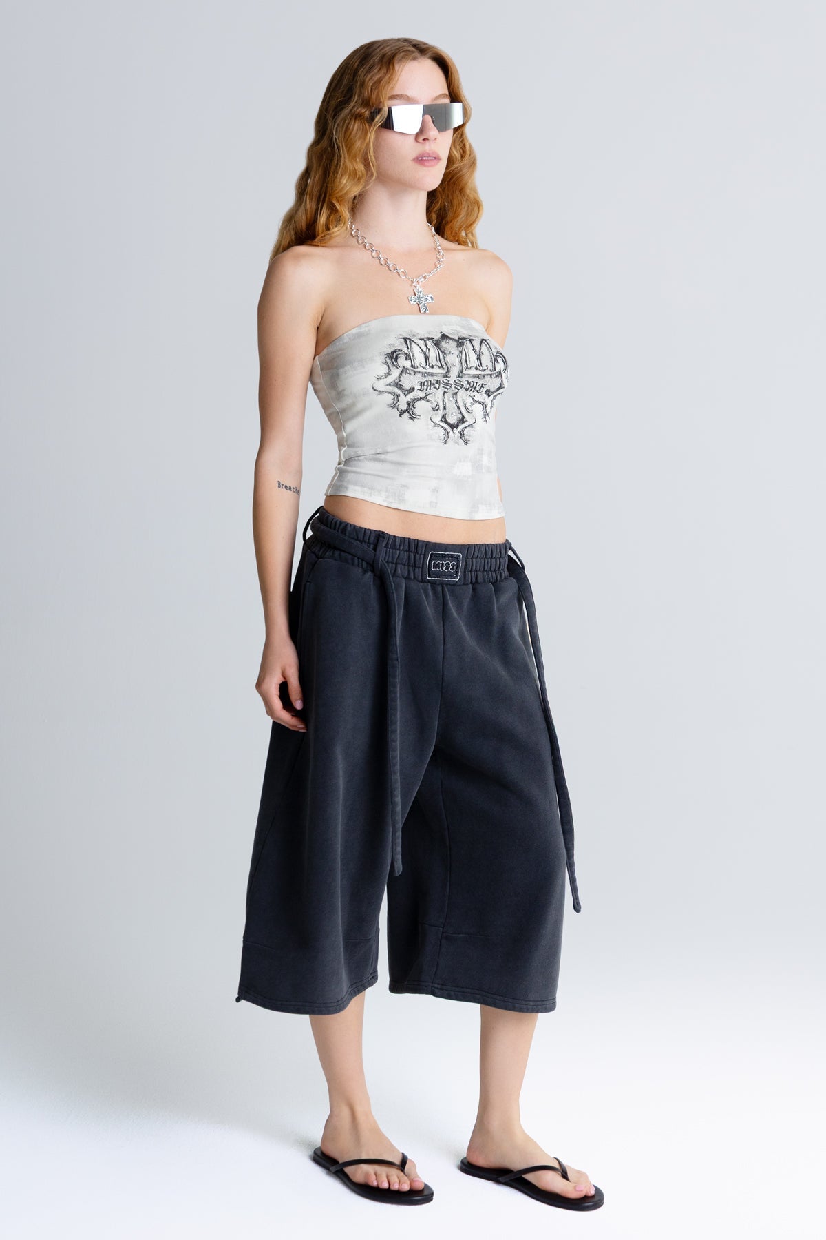Hex Graphic Tube Top