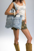 Aelix Denim Tote Bag