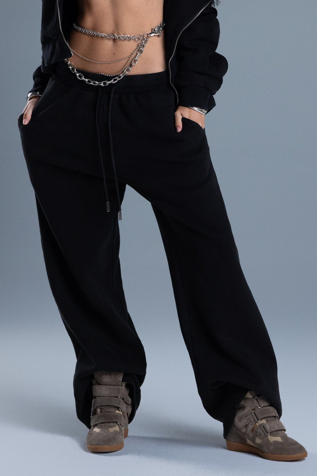 Rhea Rhinestone Sweatpants