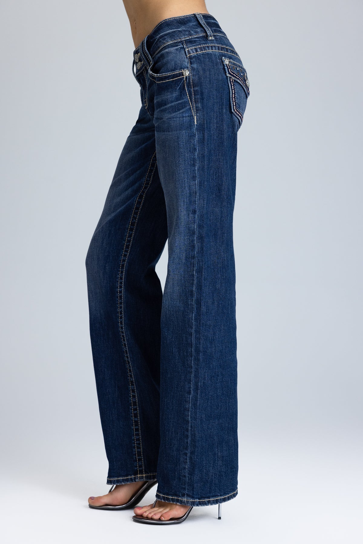 Giselle Double Waist Slim Wide