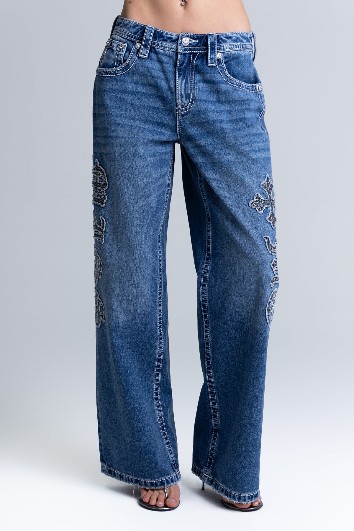 Azalea Low Rise Baggy Jeans