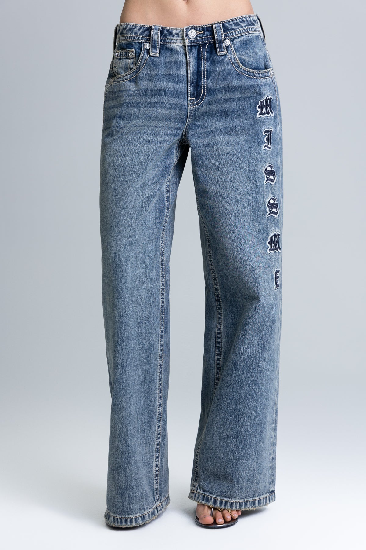 Flint Low Rise Baggy Jeans