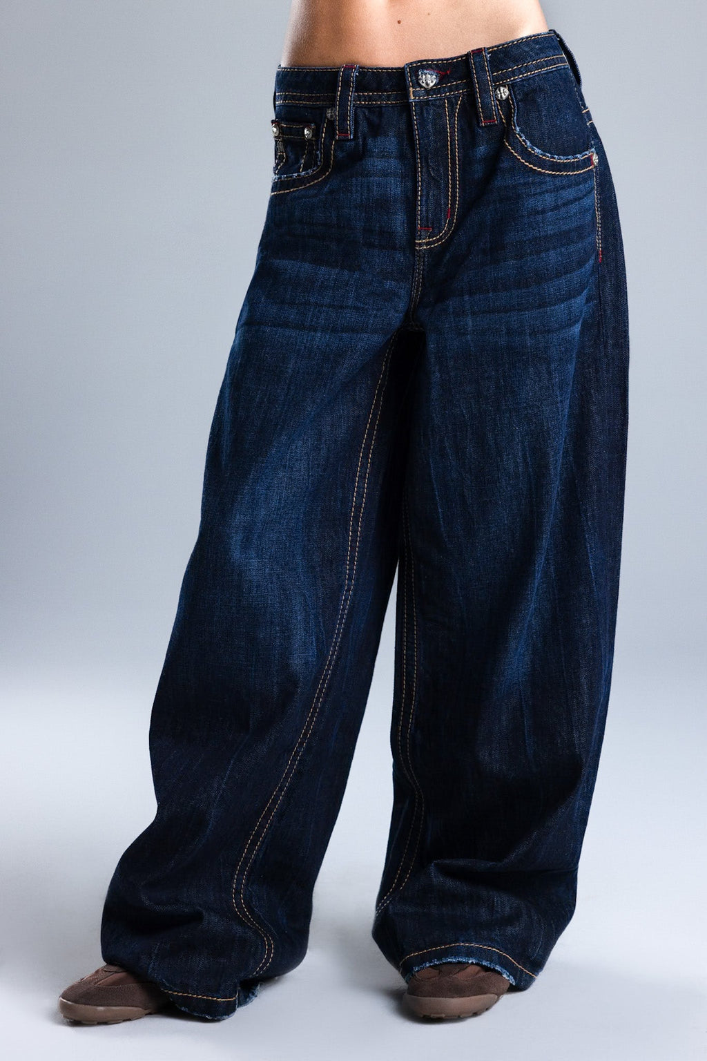 Bellanie Low Rise Baggy Jeans
