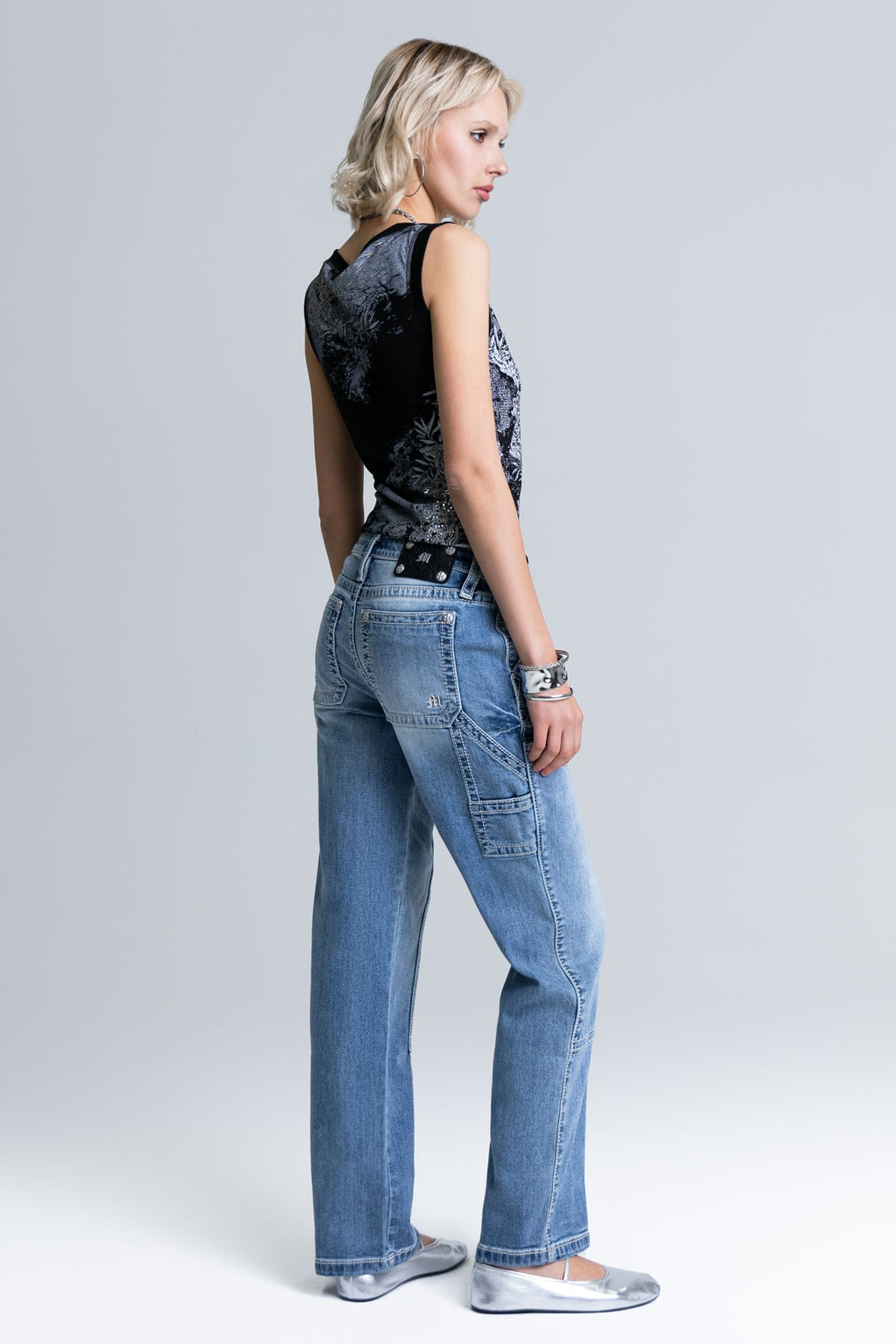 Heather Slim Wide Cargo