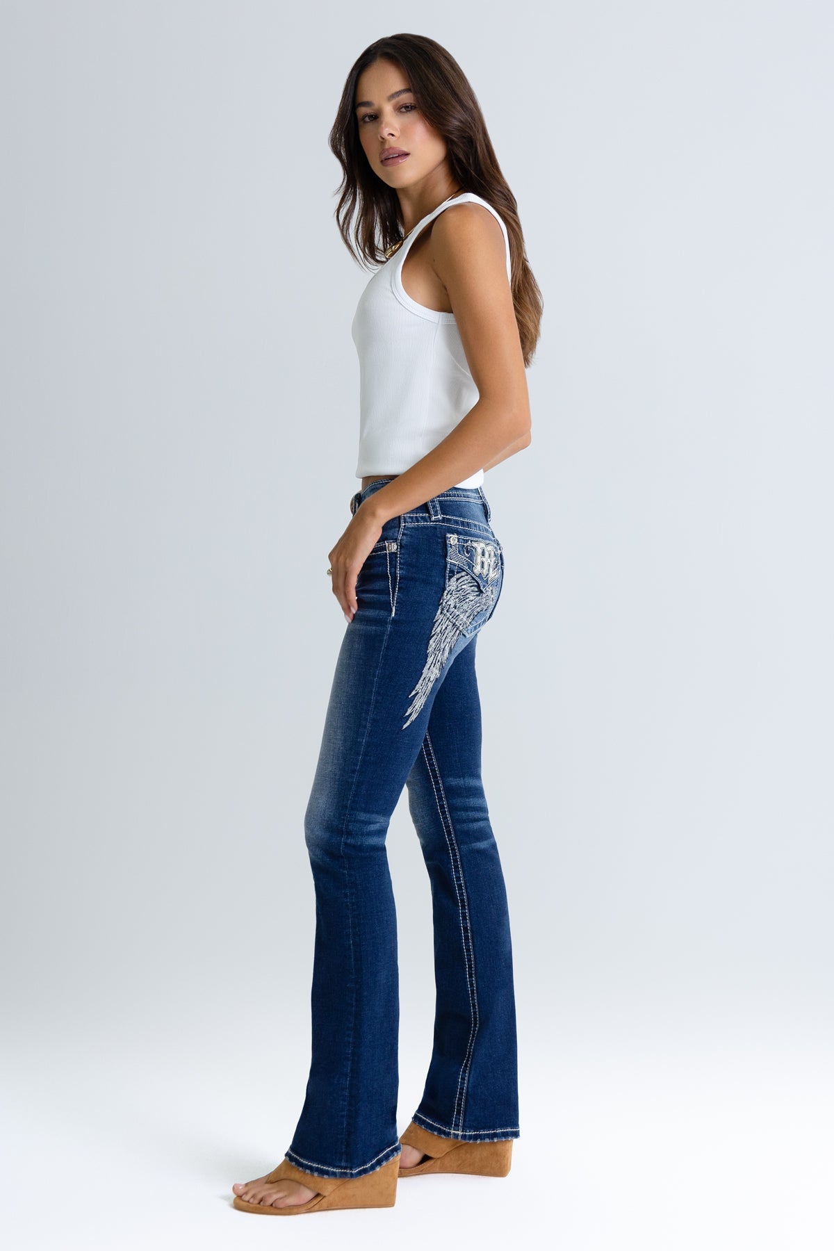 Ethereal Low Rise Bootcut Jeans