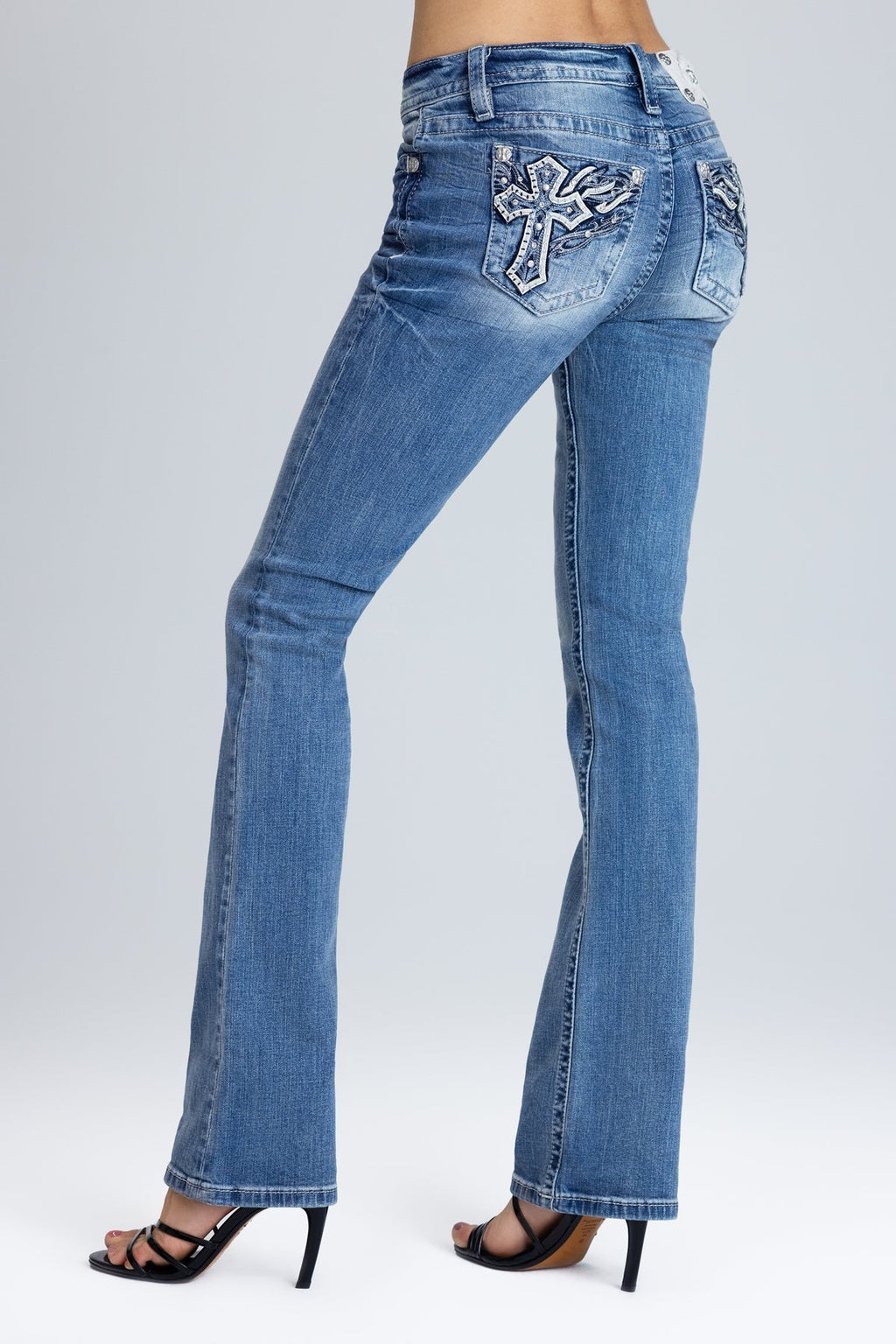 Kezia Cross Bootcut Jeans
