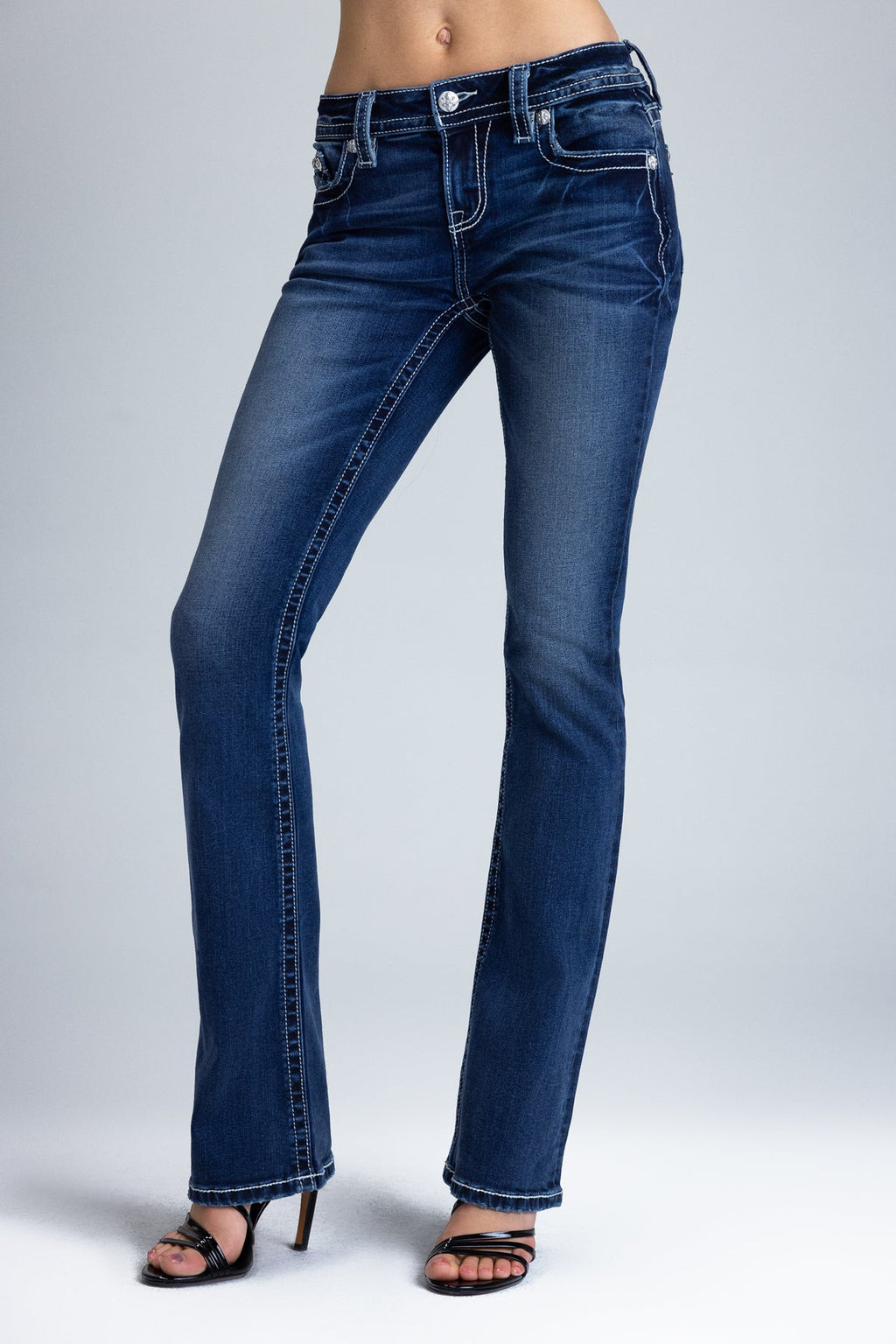 Orlaith Cross Bootcut Jeans