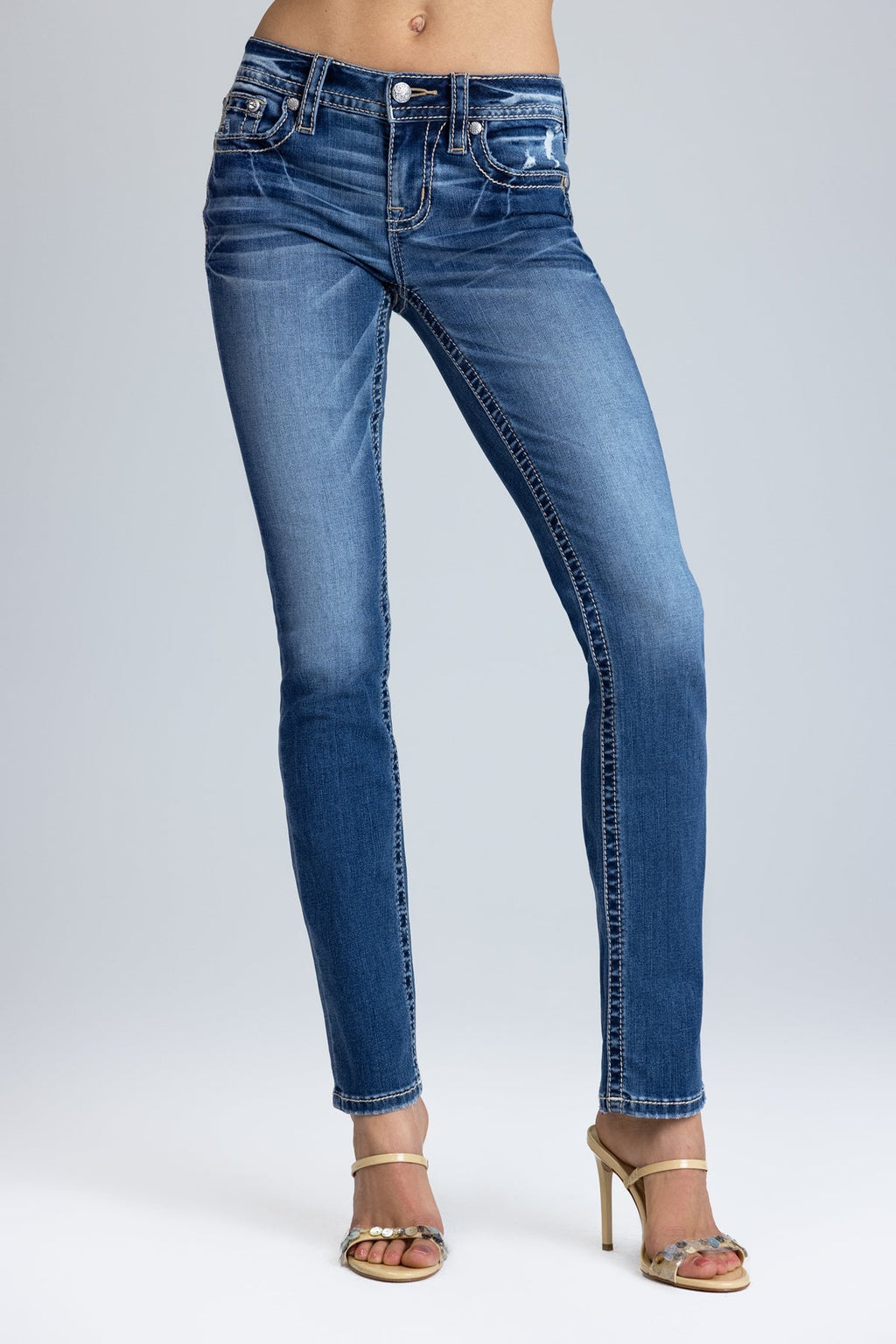 Arissa Wing Straight Jeans