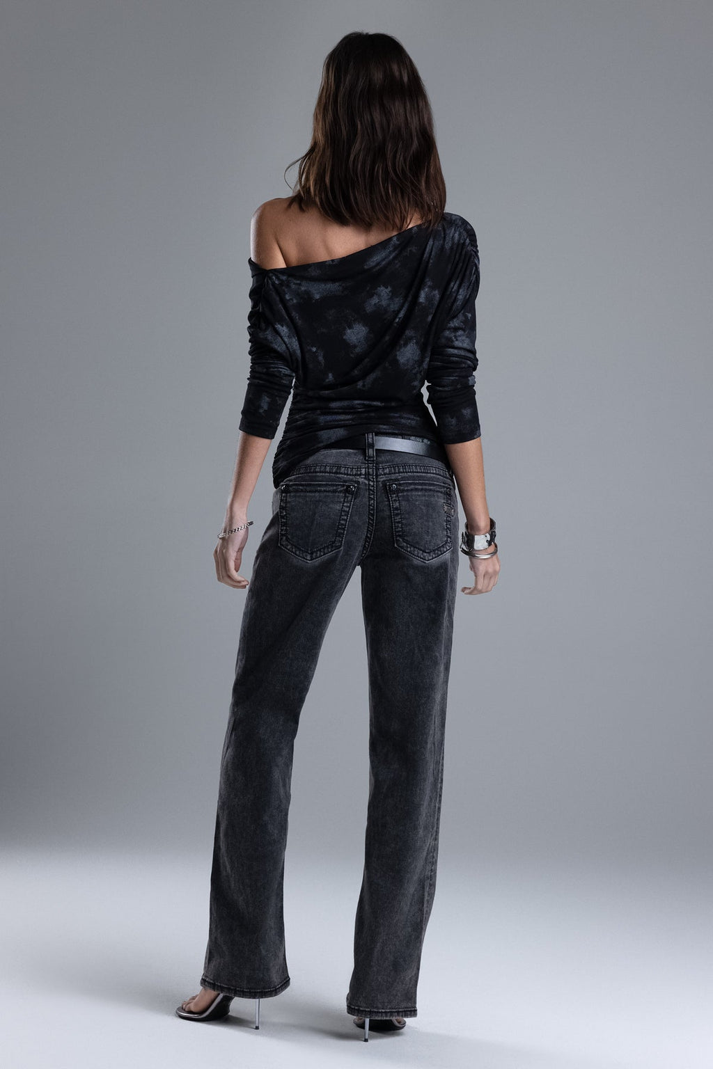 Whitney Low Rise Wide Leg Jeans