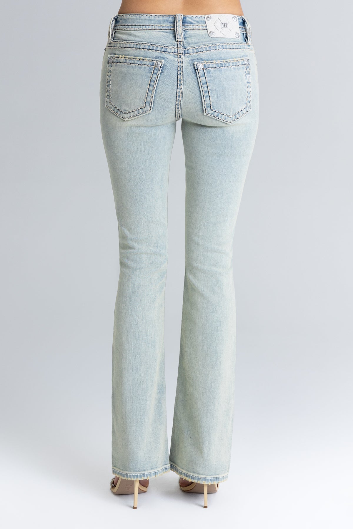 Imali Stitched Bootcut Jeans