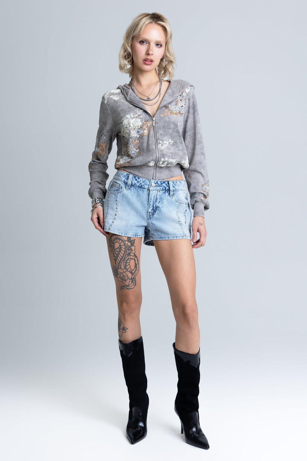 Briella Studded Shorts
