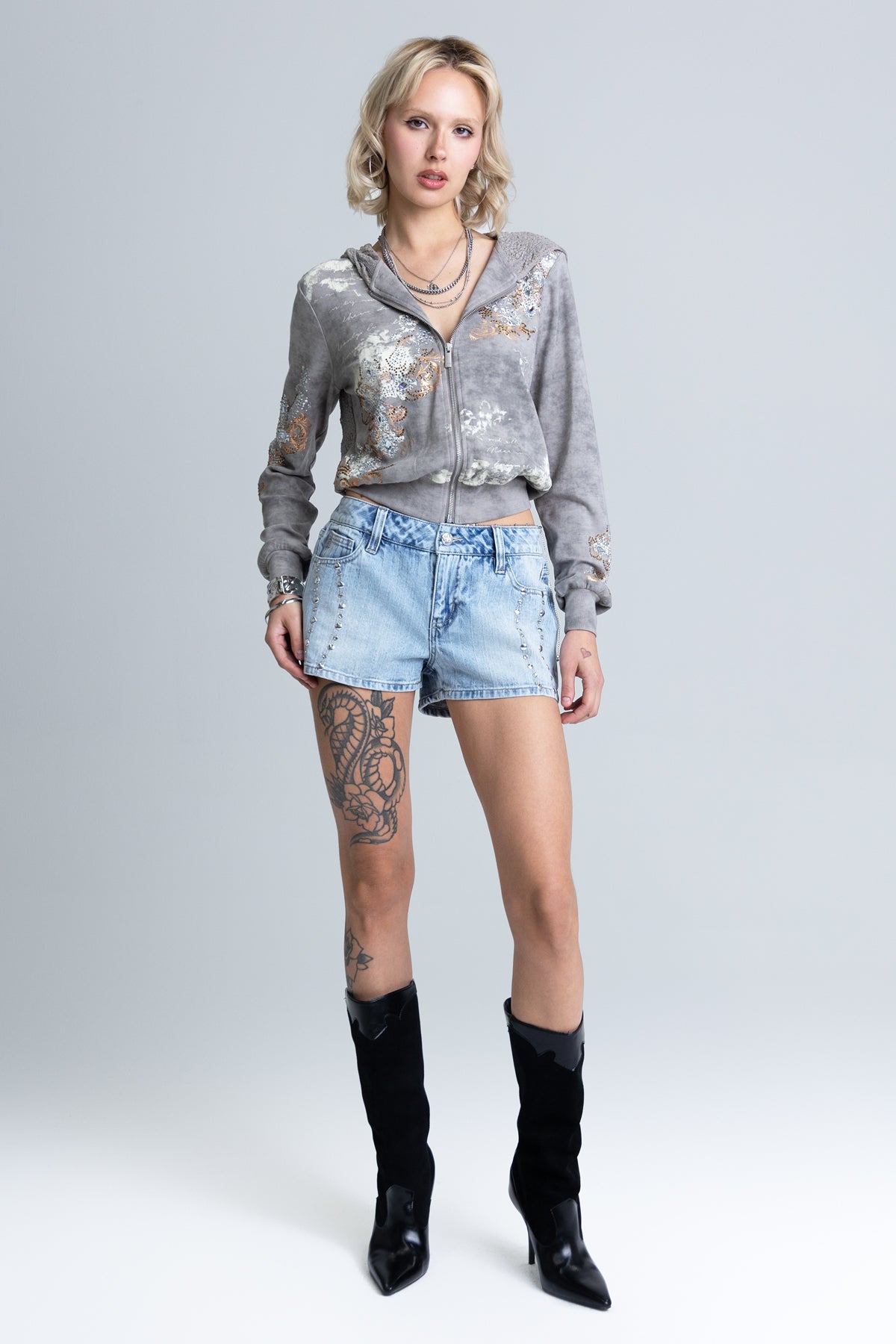 Briella Studded Shorts