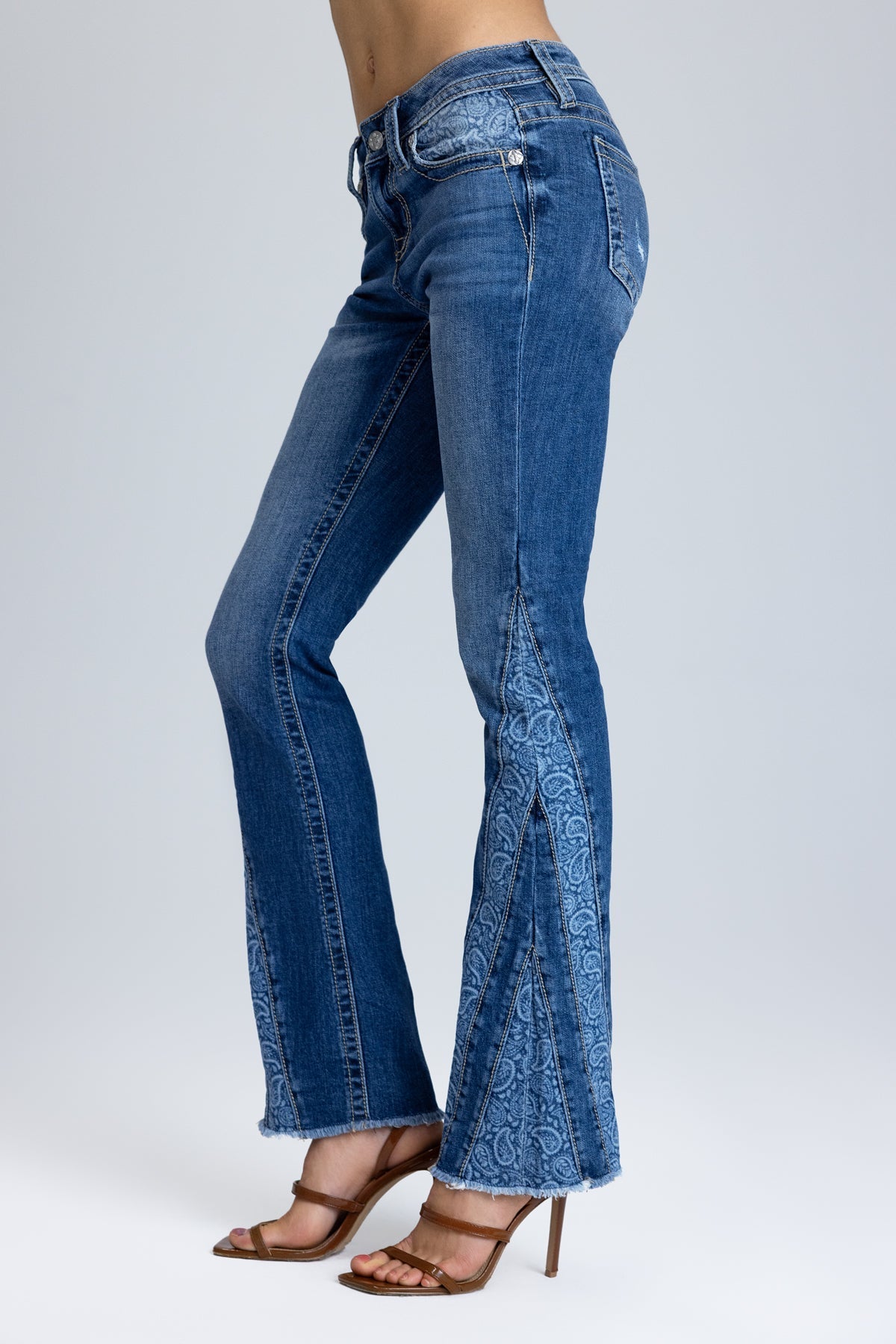 Monica Slit Bootcut Jeans