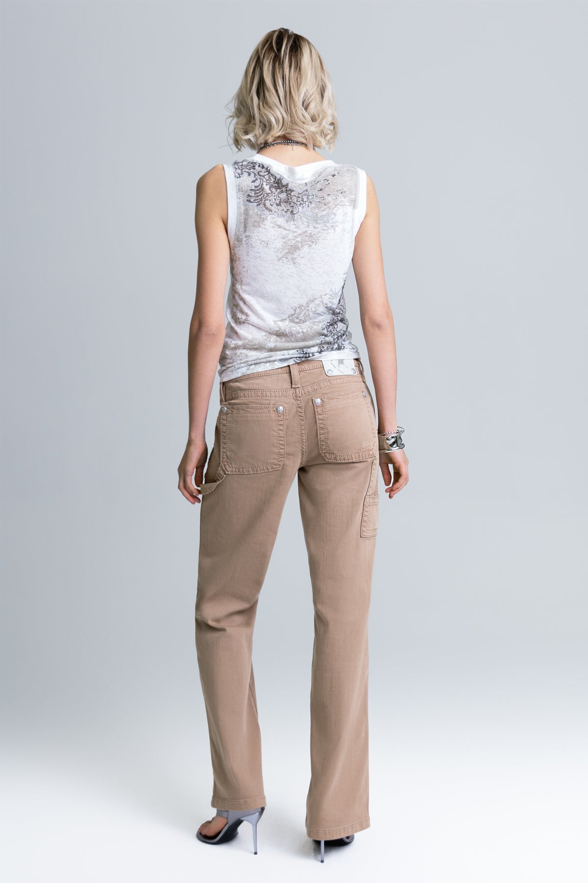 Cairo Low Rise Slim Wide Jeans