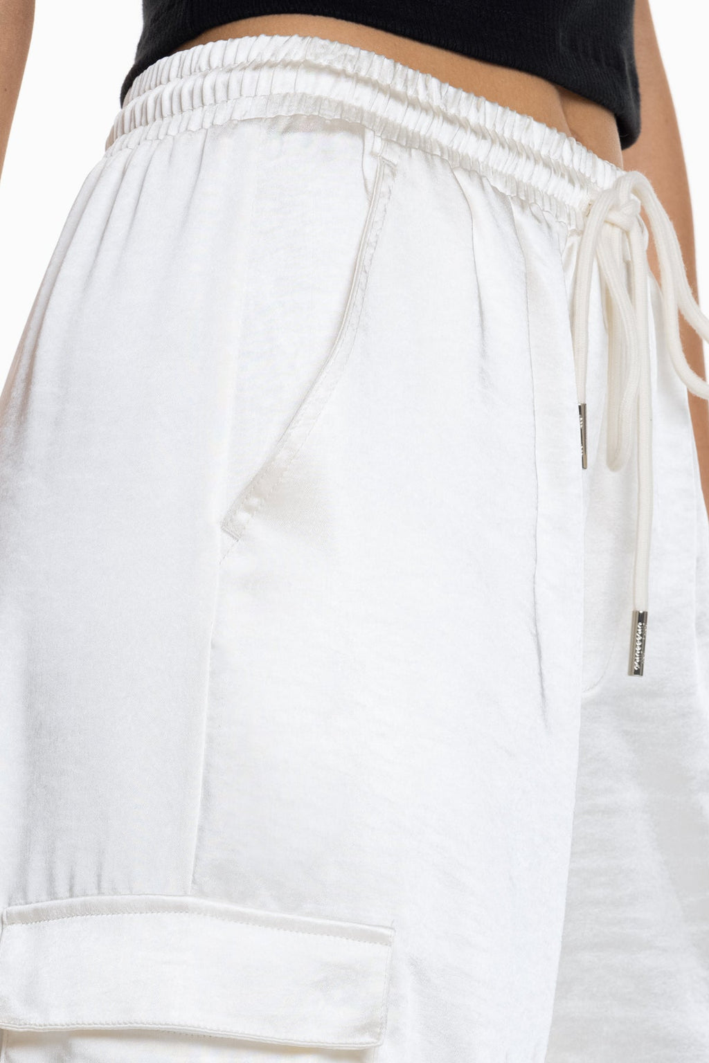 Camila Satin Cargo Pants