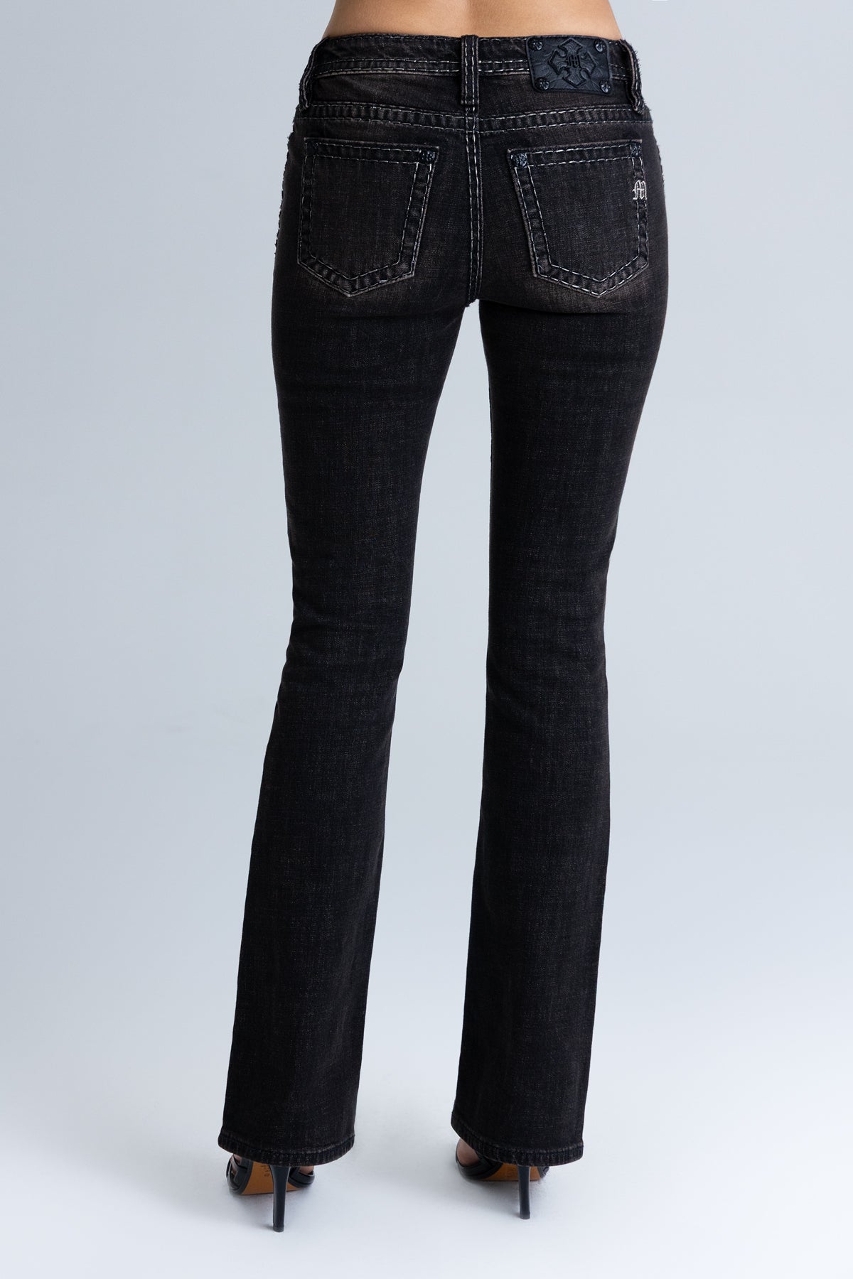 Oralee Stitched Bootcut Jeans