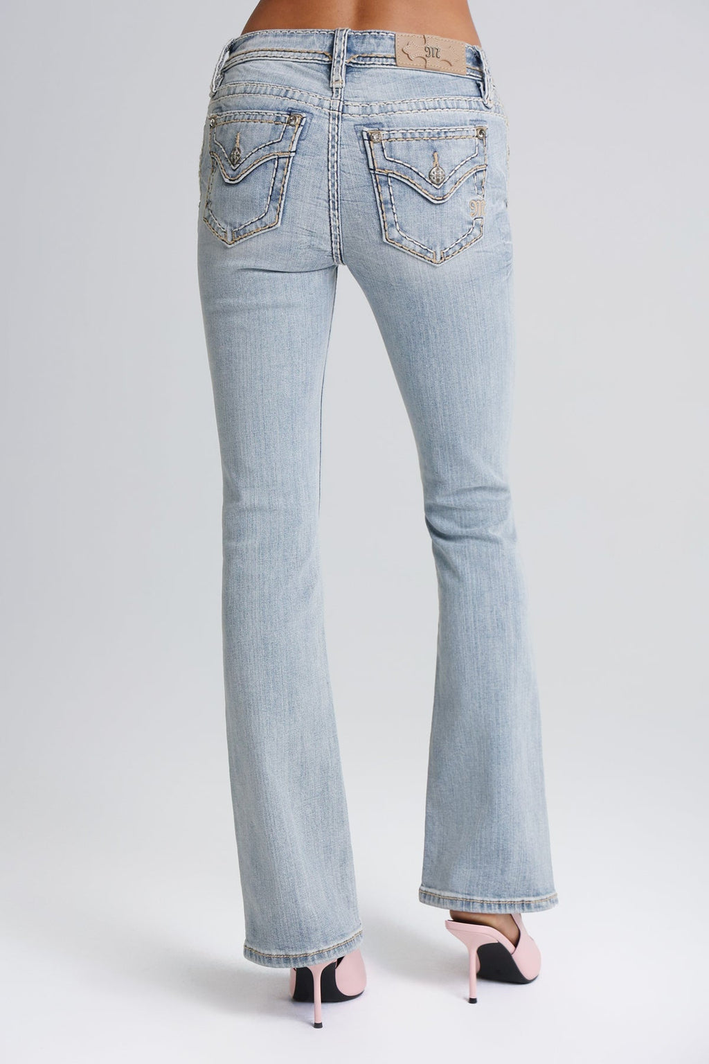 Anaya Stitched Bootcut Jeans