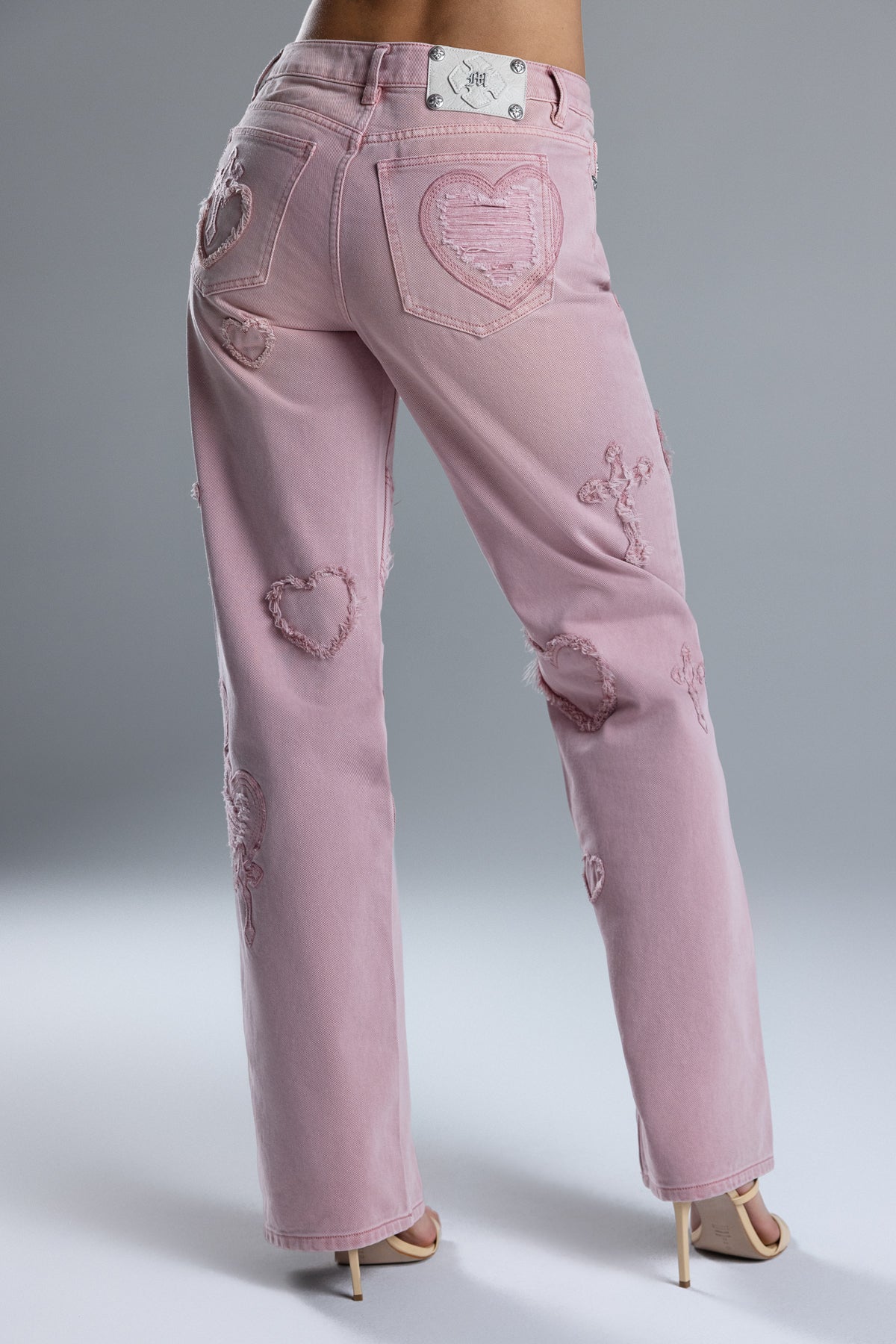 Aryanna Heart Cross Slim Wide