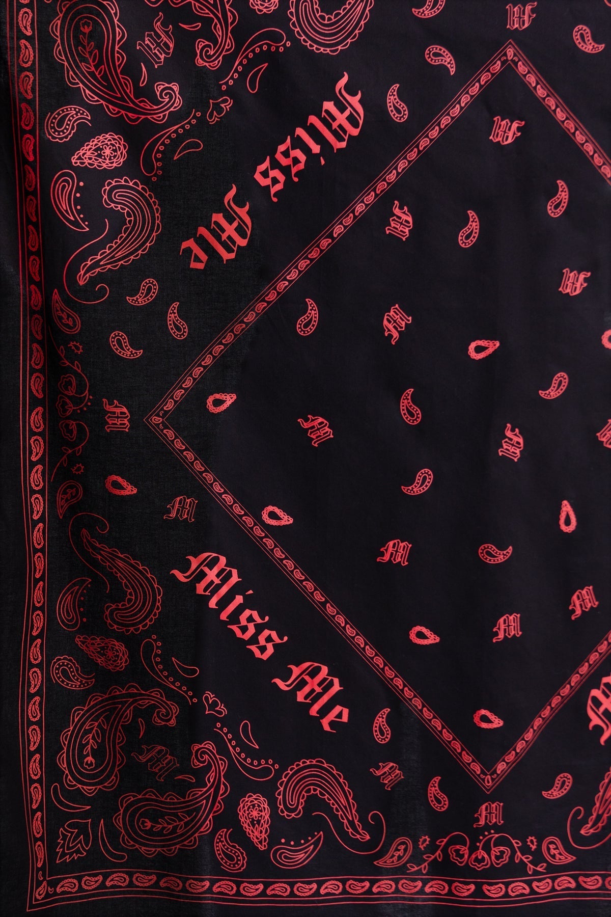 Gothic Script Bandana Scarf