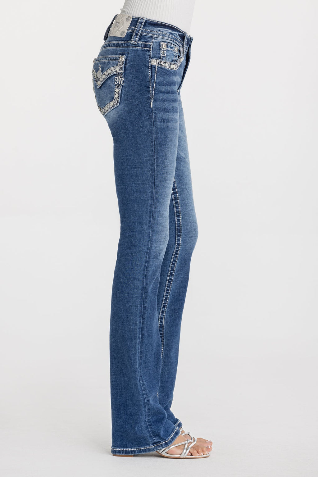 Brione Border Bootcut Jeans