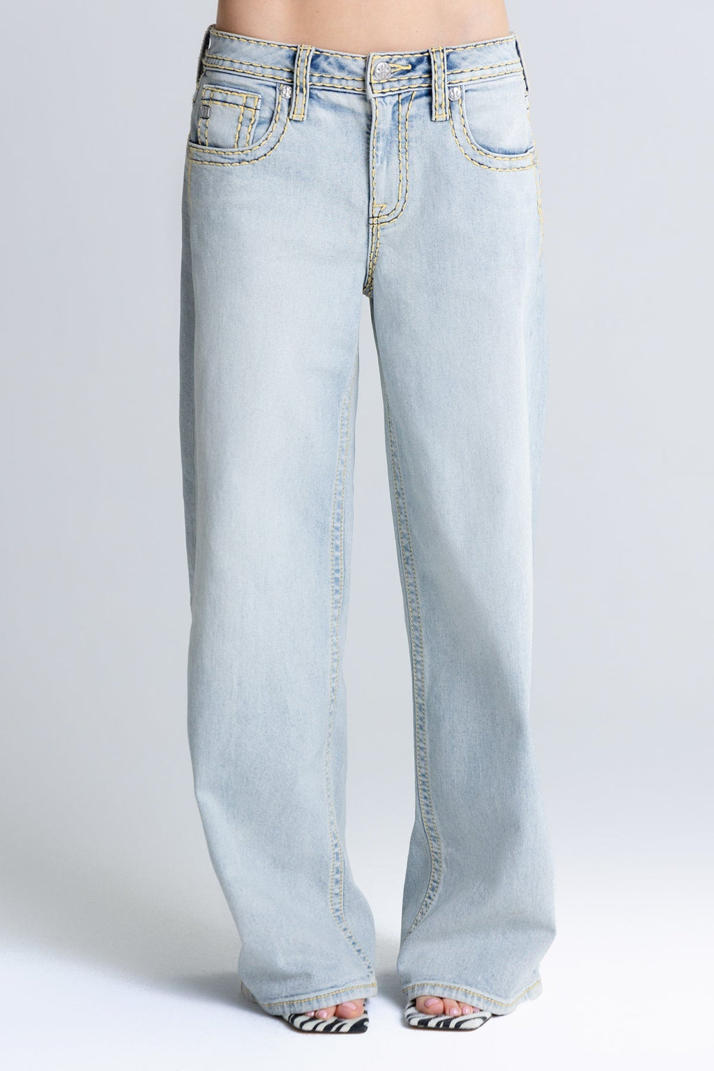 Siren Stitched Baggy Jeans