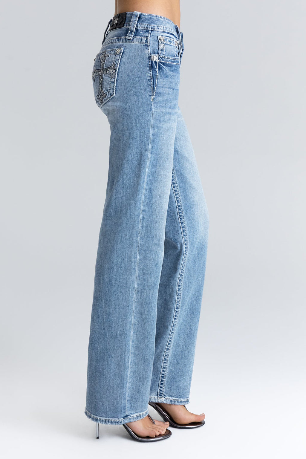 Rebel With A Cross Slim Wide