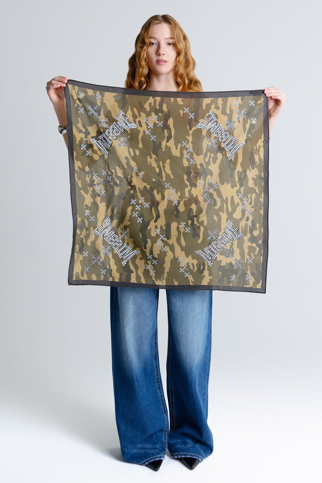 Camo Cross Bandana Scarf
