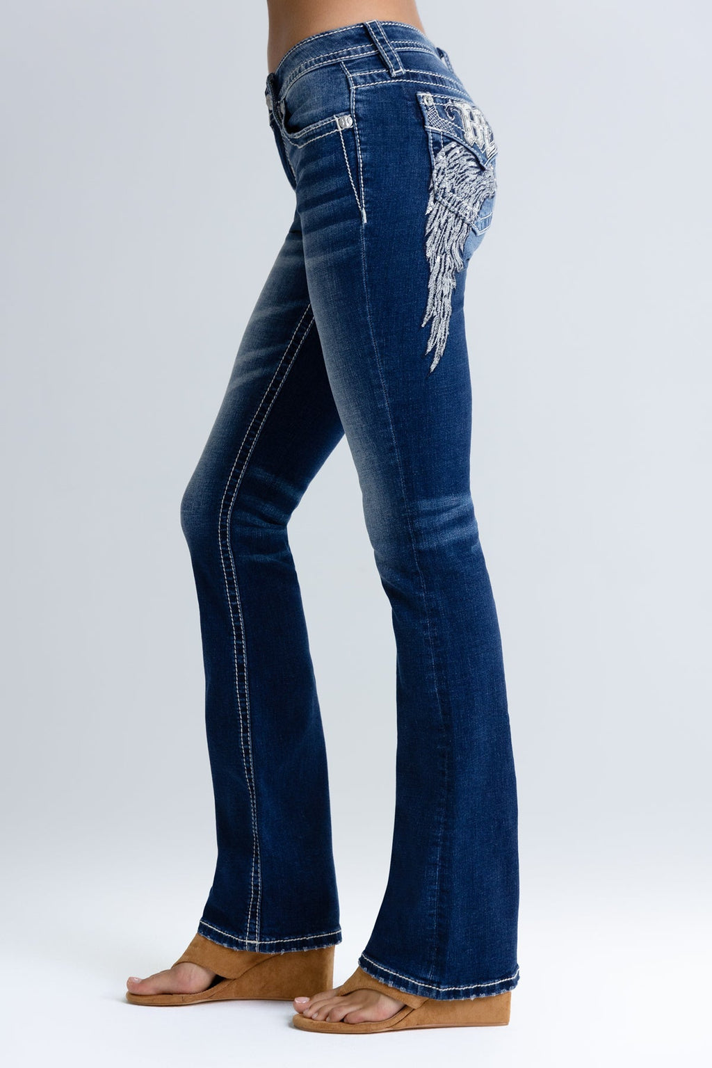Ethereal Low Rise Bootcut Jeans