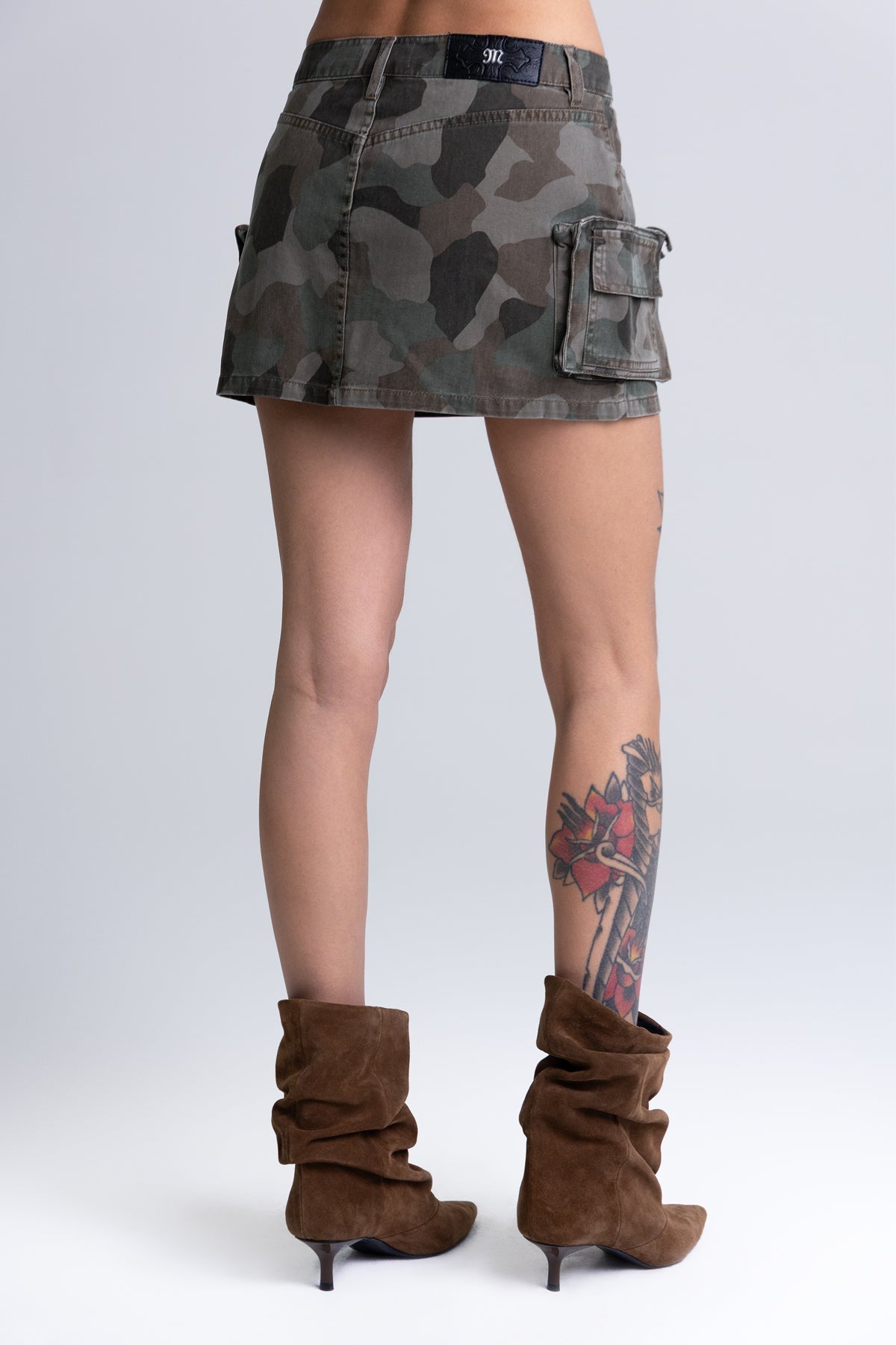 Chase Camo Cargo Skirt