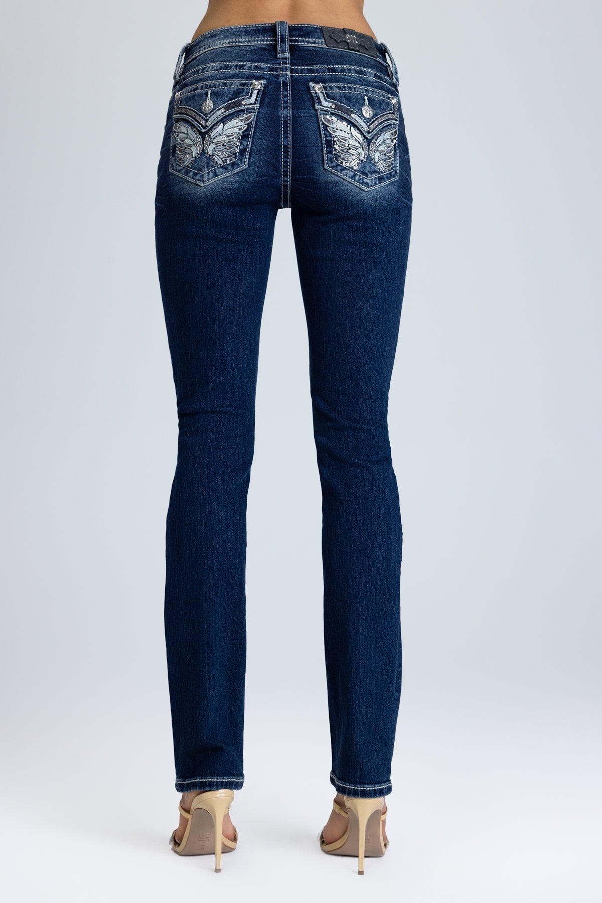 Riyon Wings Straight Jeans