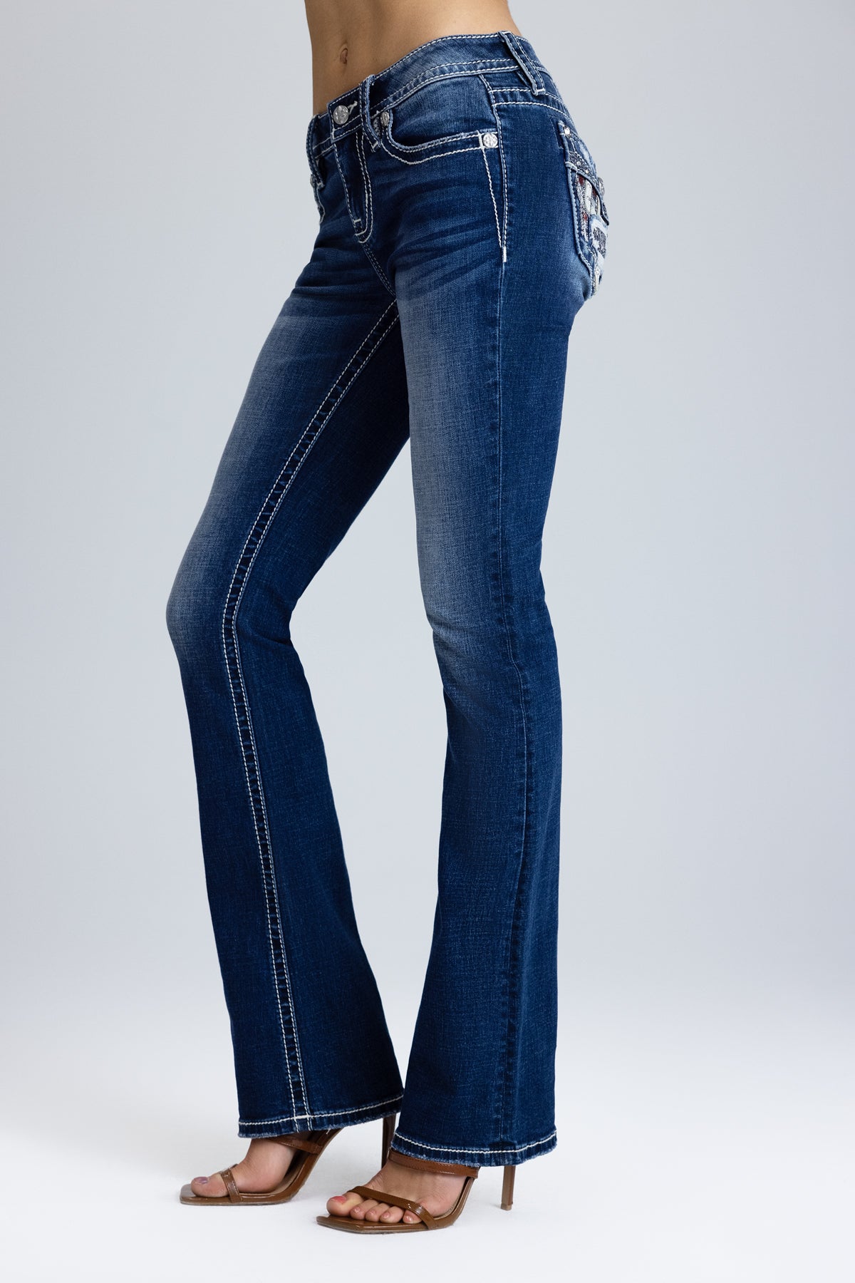 Trinity Wing Bootcut Jeans