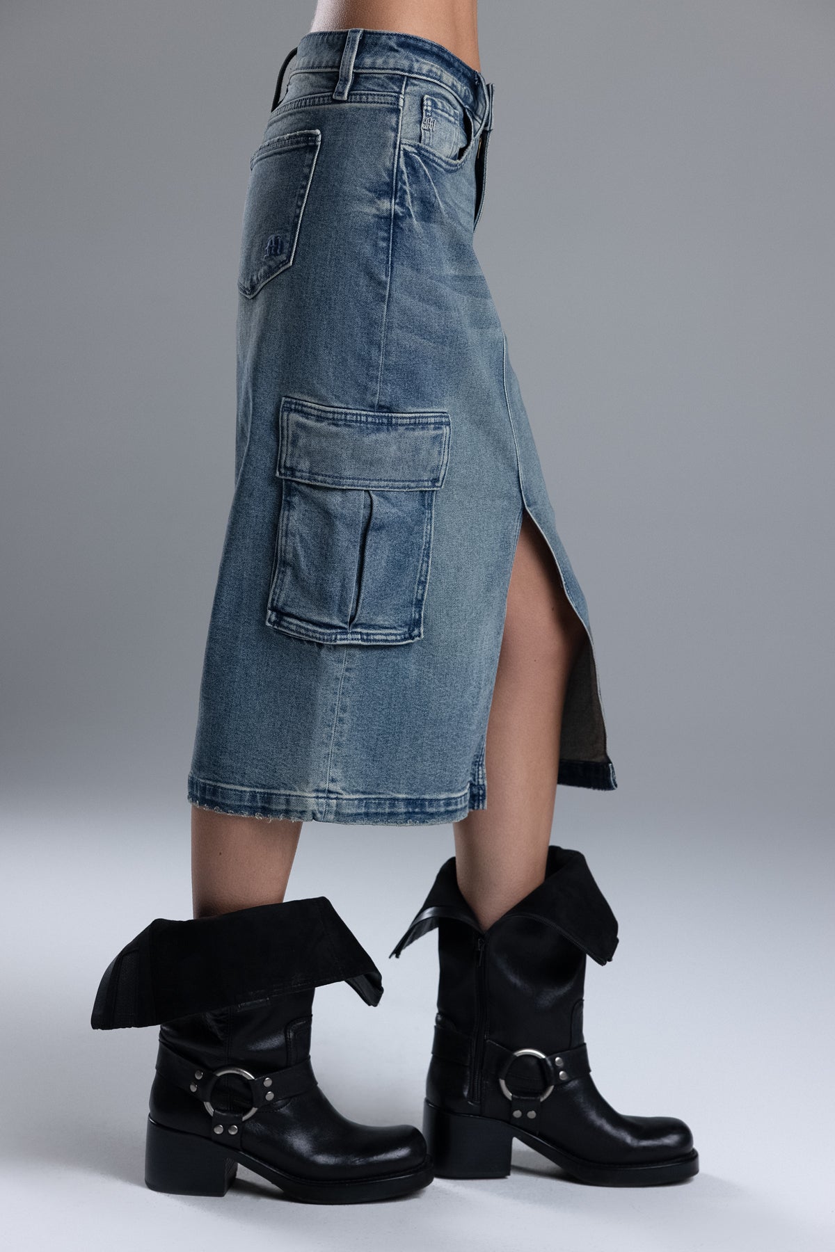 Karla Cargo Midi Skirt