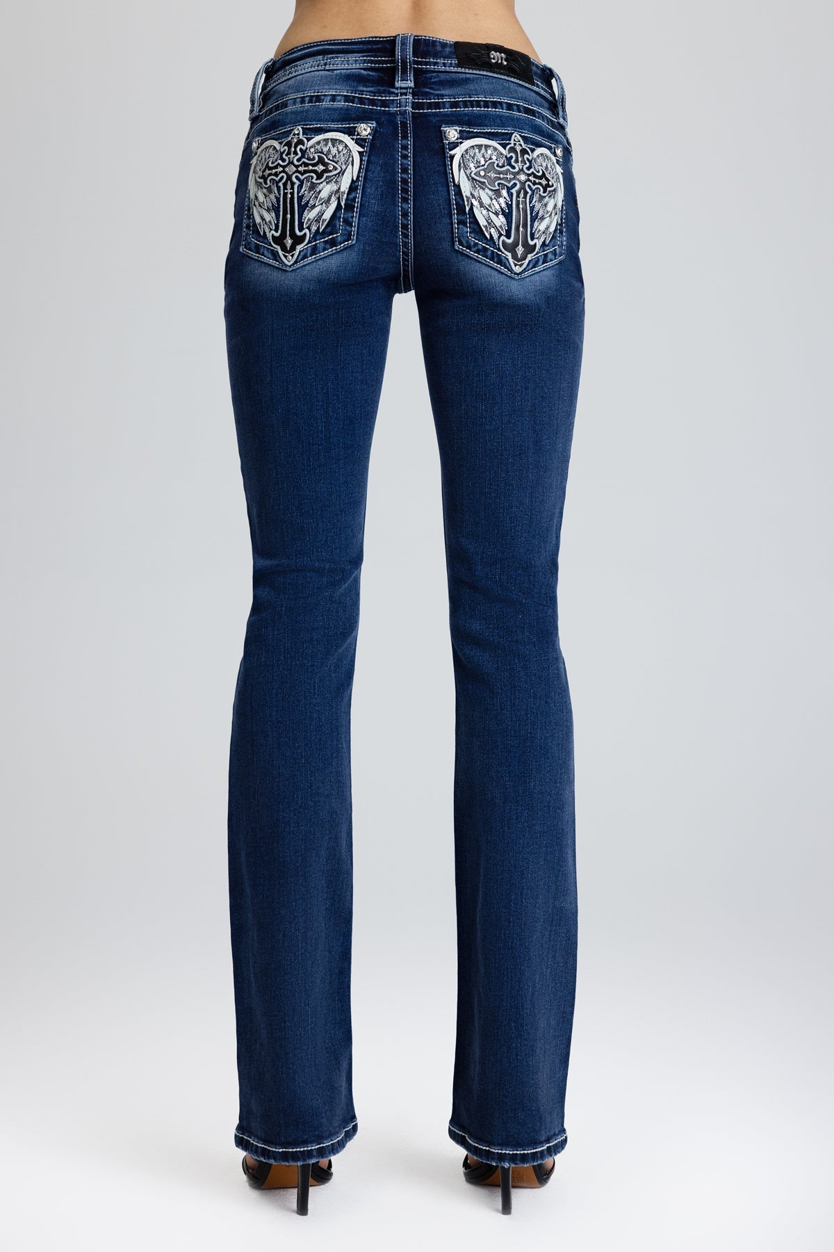 Orlaith Cross Bootcut Jeans