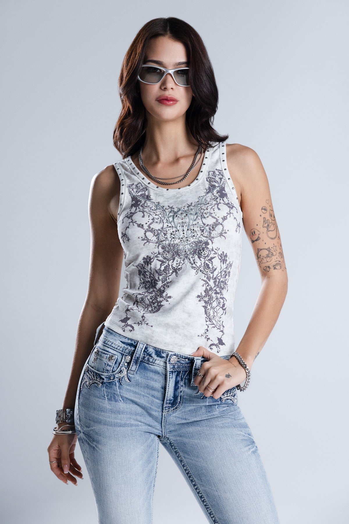 Elowen Lace Back Tank